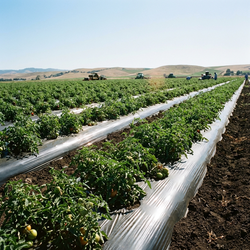 Silver-Black Mulch Fields